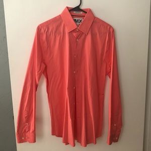 Express Coral Button-up
